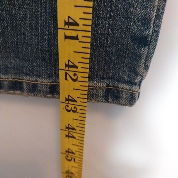 St Johns Bay Jeans 12L Denim Blue Straight Leg Bootcut Stretch Mid Rise Lot Of 2 - Picture 12 of 16